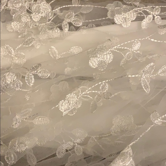 White floral pant suit - Picture 3 of 3